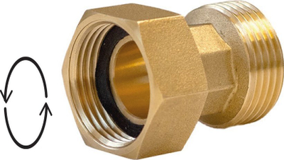Zgjedhës uji 5120S DN15 B PN16, bronz, për ujëmatës