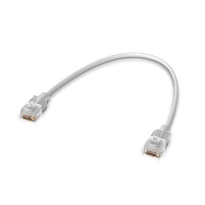 Kabllo rrjeti Ubiquiti UACC-Cable-Patch-EL-0.3M-W, 0.3m, Ethernet, e bardhë