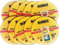 Set teh prerës Dewalt, 10 copë, të verdhë