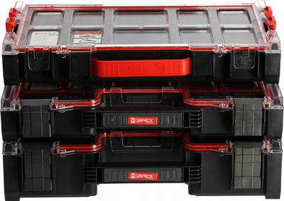 Set organizimi veglash Qbrick System Pro 5n1 Multi Box, me karrocë, që s’e kap uji, ngjyrë e zezë
