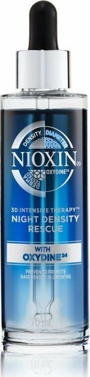 Serum për flokët Nioxin Night Density Rescue, 70 ml, për natën, për flokë që po hollohen