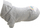 Bluzë për qen Trixie Rainbow Falls XS, 30cm, me kapuç, gri e çelët