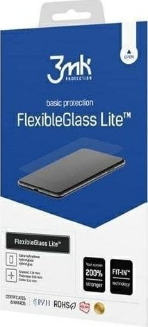 Mbrojtës ekrani 3MK FlexibleGlass Lite, xham hibrid, ultra i hollë, transparent