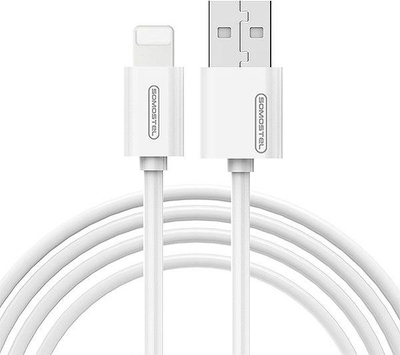 Kabllo Somostel, USB - Lightning, 1.2m, e bardhë