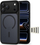 Maskë telefoni Tech-Protect Magpeak MagSafe CC iPhone 17 Pro, hybride TPU PC, mat, e zezë