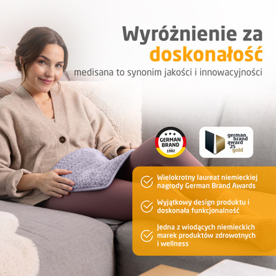 Jastëk ngrohës Medisana HP 518, 4 nivele ngrohjeje, fikje automatike, lejla