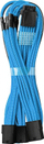 Kabllo PSU CableMod PRO ModMesh 12VHPWR në 3x PCI-e, 45cm, i kaltër i çelët
