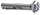 Bulona anker Haushalt B 10x50, çelik i galvanizum, set 5 copë
