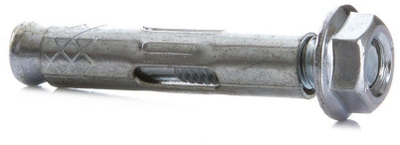 Bulona anker Haushalt B 10x50, çelik i galvanizum, set 5 copë
