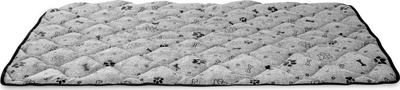 Shtrat për qen Prestige, tapet 120x80 cm, i papërshkueshëm nga uji, gri me kocka