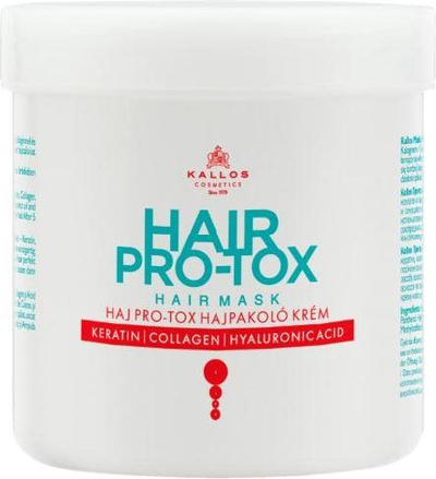 Maskë flokësh Kallos KJMN Hair Pro Tox, me keratinë, kolagjen edhe acid hialuronik, 500 ml