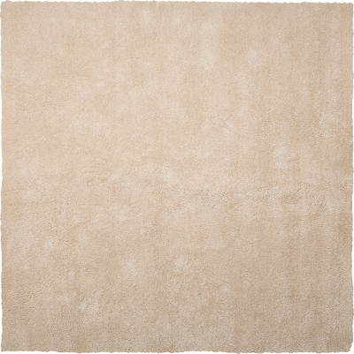 Tapet shaggy DEMRE, 200 x 200 cm, poliester, bezhë