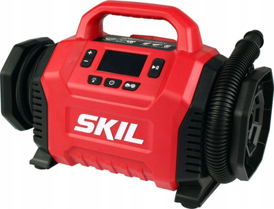 Kompresor ajri Skil 3153 CA, portabël 20V, pa bateri dhe karikues, i kuq