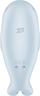 Stimulues klitorisi Satisfyer Seal You Soon, me puls ajri edhe dridhje, silikon, blu