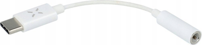 Adapter për kufje FIXED Fixed Link FIXL-CJD-WH, USB-C në 3.5mm, i bardhë