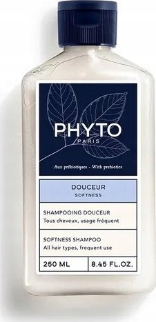 Shampo flokësh Phyto Softness, për të gjitha llojet e flokëve, 250ml, e bardhë