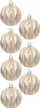 Set toptha Krishtlindjesh Decoris, 36 copë, 8 cm, ngjyrë ari e çelët