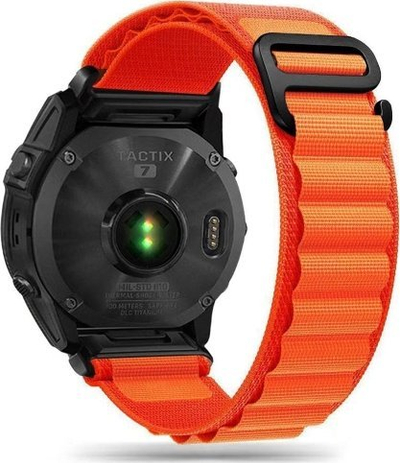 Rrip ore Tech-Protect Nylon Pro për Garmin Fenix 3 7X, najlon sportiv, i portokalltë