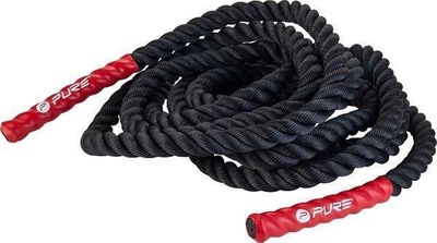 Litar për stërvitje Pure2Improve, 12 m, i zi