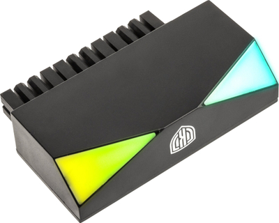 Përshtatës energjie Kolink Core Adept ARGB, 24 pin, kënd 90°, i zi
