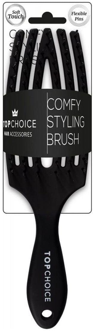Furçë flokësh Top Choice Comfy 64661, për stilim, shumëngjyrëshe