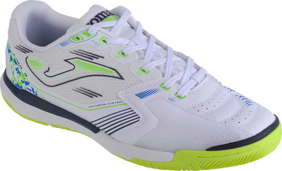 Atlete futsalli Joma Flexo për burra, nr 40, të bardha me fluor