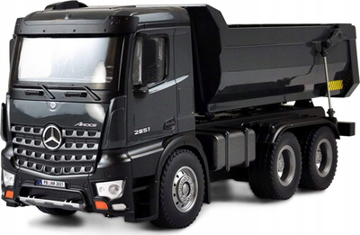 Камион модел RC Amewi Mercedes Benz Arocs 6x4 1:18, 4WD, со батерија и полнач, бел