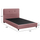 Krevet tapicerik BED DOLORES HM648.12, velvet, 120x200 cm, rozë