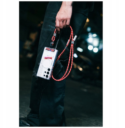 Kabllo lanyard për telefon Skinarma Dyno, USB C në USB C, 2 në 1, bezhë