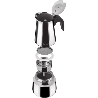 Aparat për kafe Moka Lamart LT7075, 100ml, e argjendtë