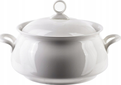 Tenkë porcelani BASIC 2.5L, 27x22x17cm, e bardhë