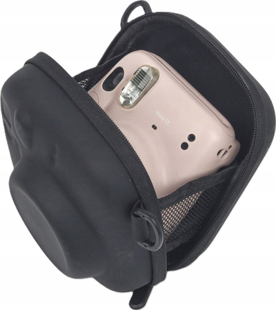 Këllëf për aparat Case LoveInstant, për Fuji Instax Mini 99 12 11 9 8 7+ 40, i zi