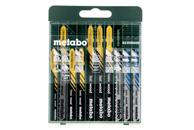 Set sharra elektrike Metabo SP 623599000, 10 tehe, për dru dhe metal