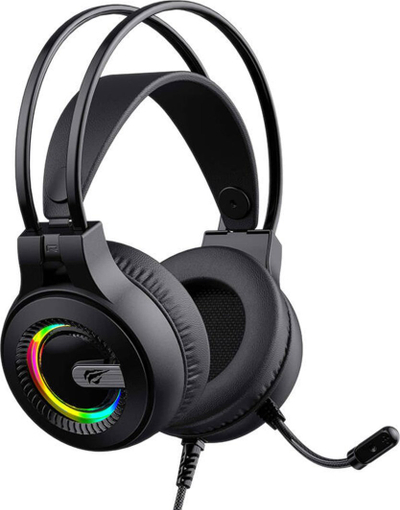 Kufje gaming Havit H2040D, stereo, me mikrofon, të zeza