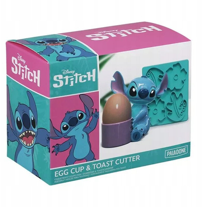 Set mëngjesi Paladone Lilo &amp; Stitch, gotë vezësh, prerëse tosti, shumëngjyrësh