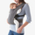 Mbajtëse bebe Ergobaby Embrace, ergonomike, për të porsalindur, gri e errët