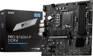 Pllakë amë MSI PRO B760M-P DDR4, Intel LGA1700, mATX, e zezë