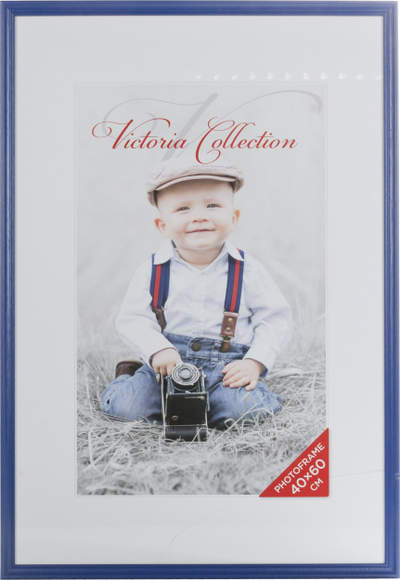 Kornizë fotografish Victoria Collection Victoria Memory, 40x60 cm, për mur dhe tavolinë, blu