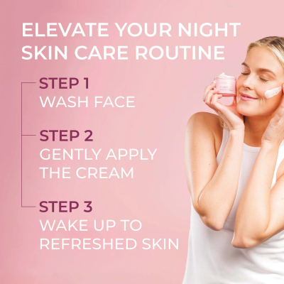 Krem nate për fytyrë Swedish Collagen Deluxe, kolagjen, 50ml