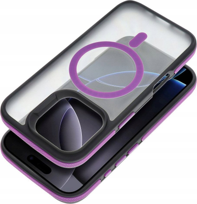 Maskë mbrojtëse Neo për iPhone 16 Plus, kompatibile me MagSafe, vjollcë