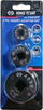 Set adapterësh KING TONY 9403PP, 3 copë, 3/8"-1/2"-3/4", i zi