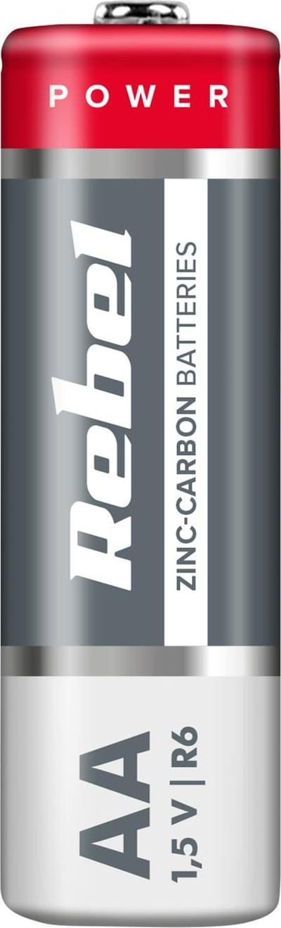 Bateri AA Rebel Greencell R6, 1.5V, paketim 4 copë