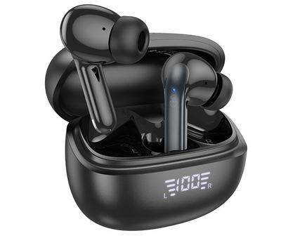 Безжични слушалки Hoco EQ5, Bluetooth 5.3, ANC ENC, бели