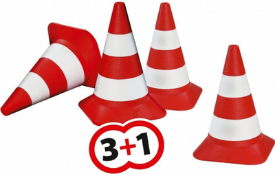 Lodër kon trafiku Big, 4 copë