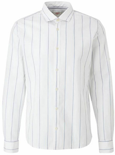Këmishë s.Oliver Slim Fit 13.204.21.X218.01G6, e bardhë
