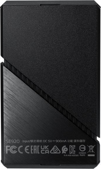 SSD i jashtëm ADATA SE920, 4TB, USB4 Type C, i zi