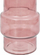Vazo qelqi Atmosphera Molded Glass Vase, 25 cm, dekor, rozë e mesme