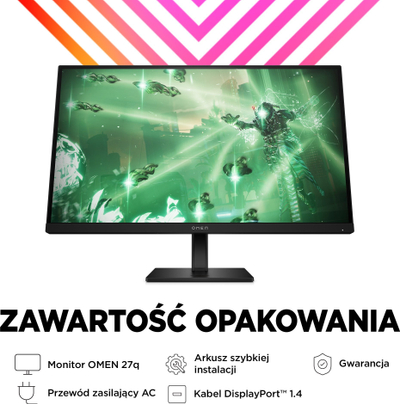 Гејминг монитор HP OMEN 27q, 27\", QHD, 165Hz, црн