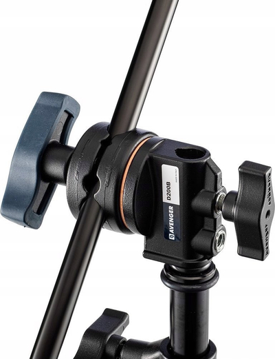 Grip head Avenger D200B, 2.5", për drita, i zi