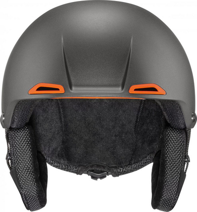 Helmetë Uvex Jakk + Ias, 55-59cm, portokalli / zezë
